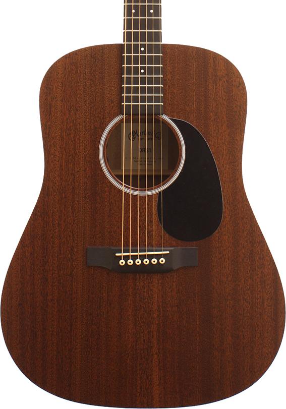 Martin D-10E-01 Acoustic Electric Guitar - Natural Sapele
