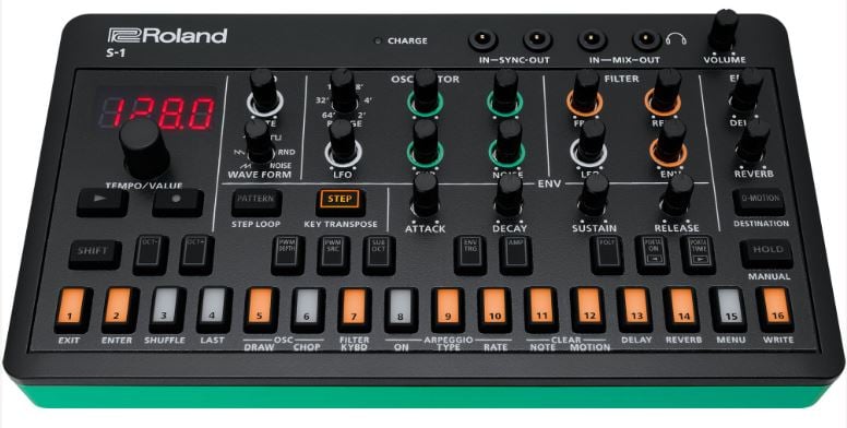 Roland Aria S-1 Compact Tweak Synthesizer 4