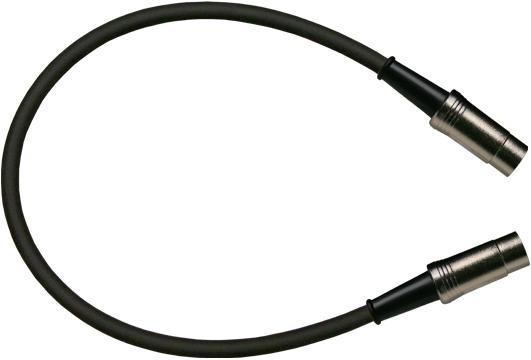 RapcoHorizon MIDI3-1 - 3-Pin Active Wiring 1-Foot MIDI Cable