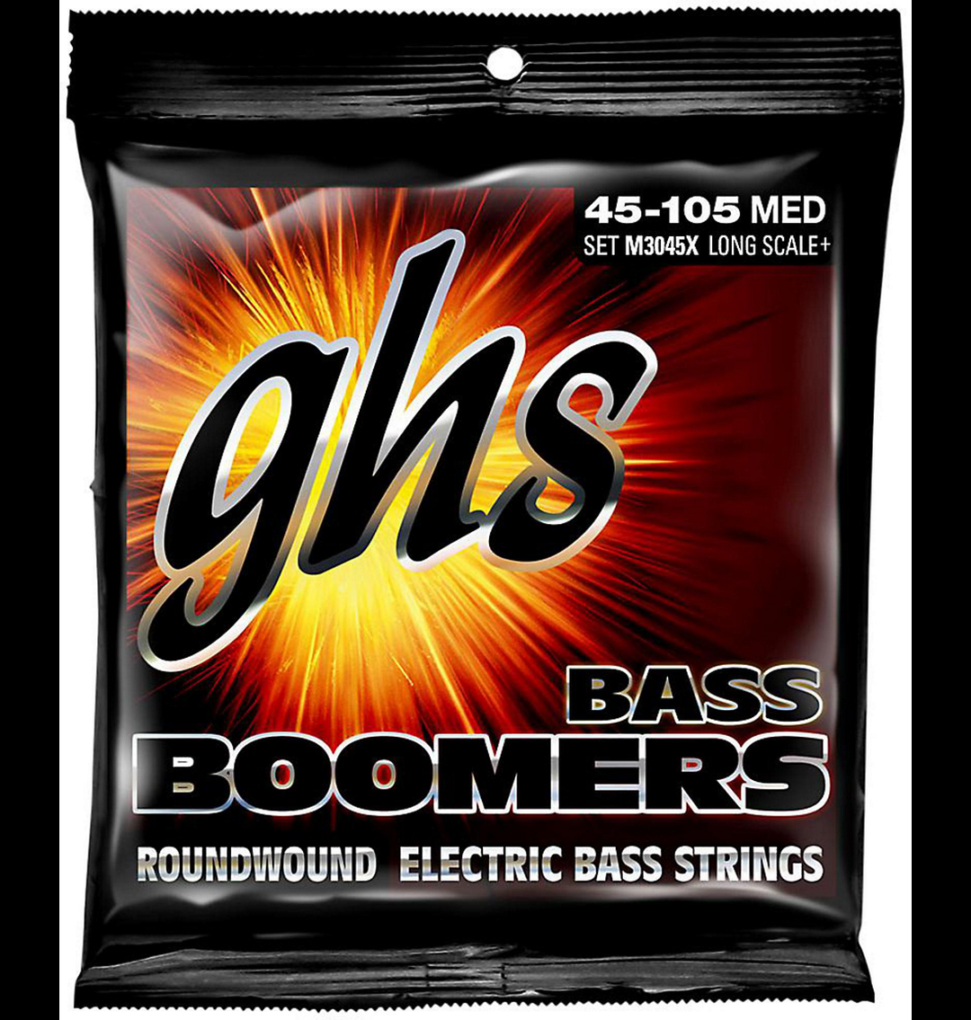 GHS M3045X Boomers Medium Bass Strings 45-105