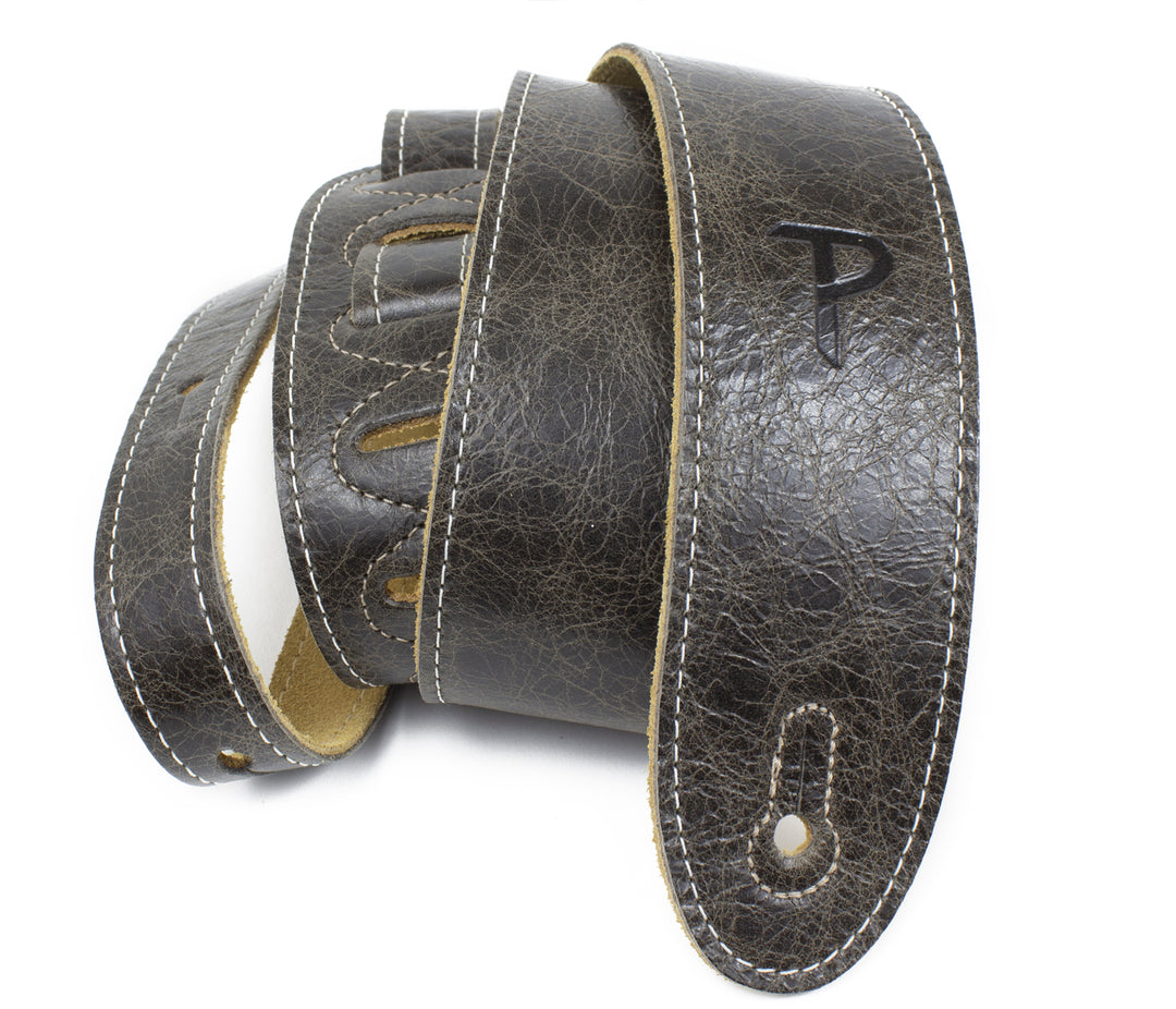 Perri BM2-6697 2-Inch Vintage Brown Leather Strap