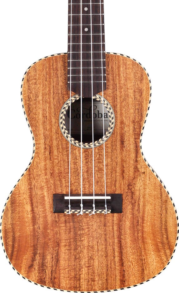 Cordoba 25C Solid Top Acacia Concert Ukulele