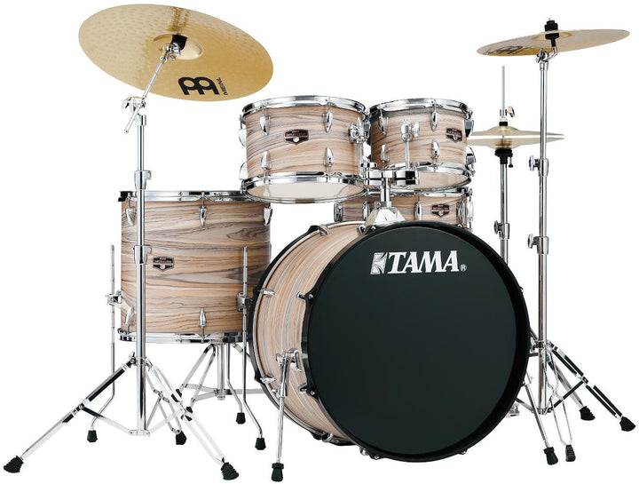 Tama Imperialstar 5 Piece Drum Set - Zebra Wood Wrap