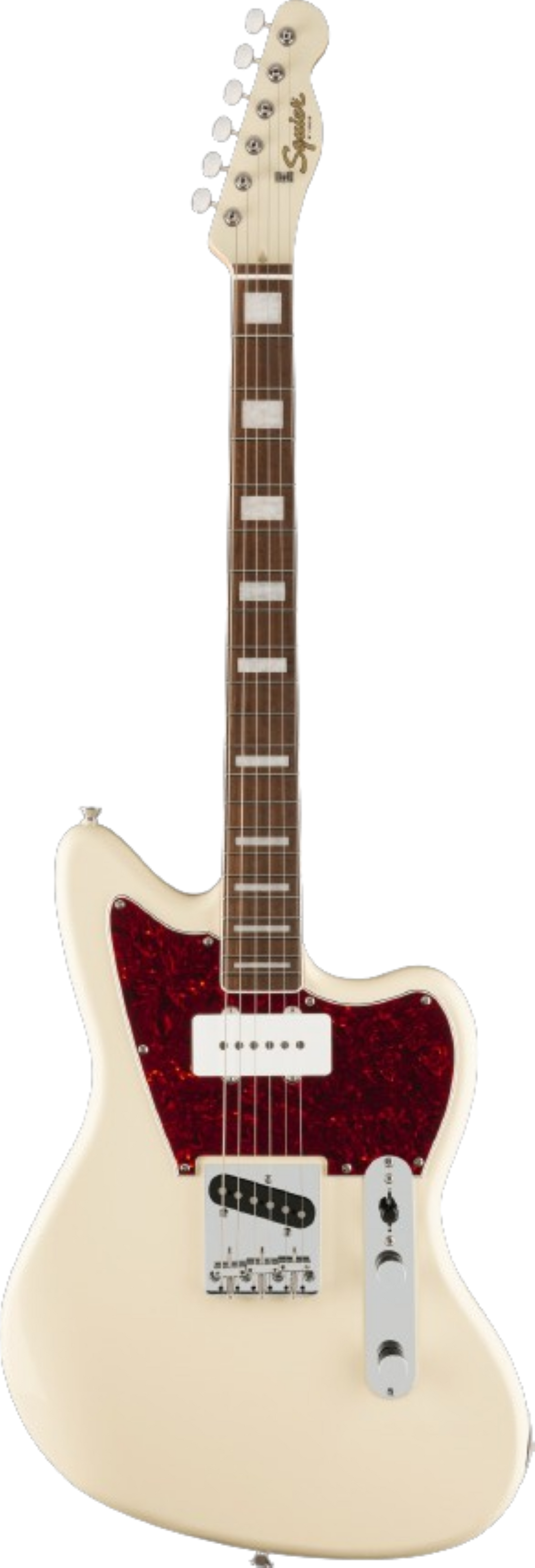 Squier 'Limited Edition' Paranormal Offset Telecaster SJ - Olympic White With Laurel Fingerboard