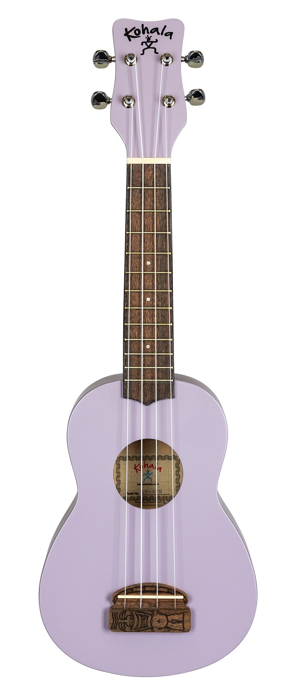 Kohala KT-SPU 'Tiki Series' Soprano Ukulele - Purple