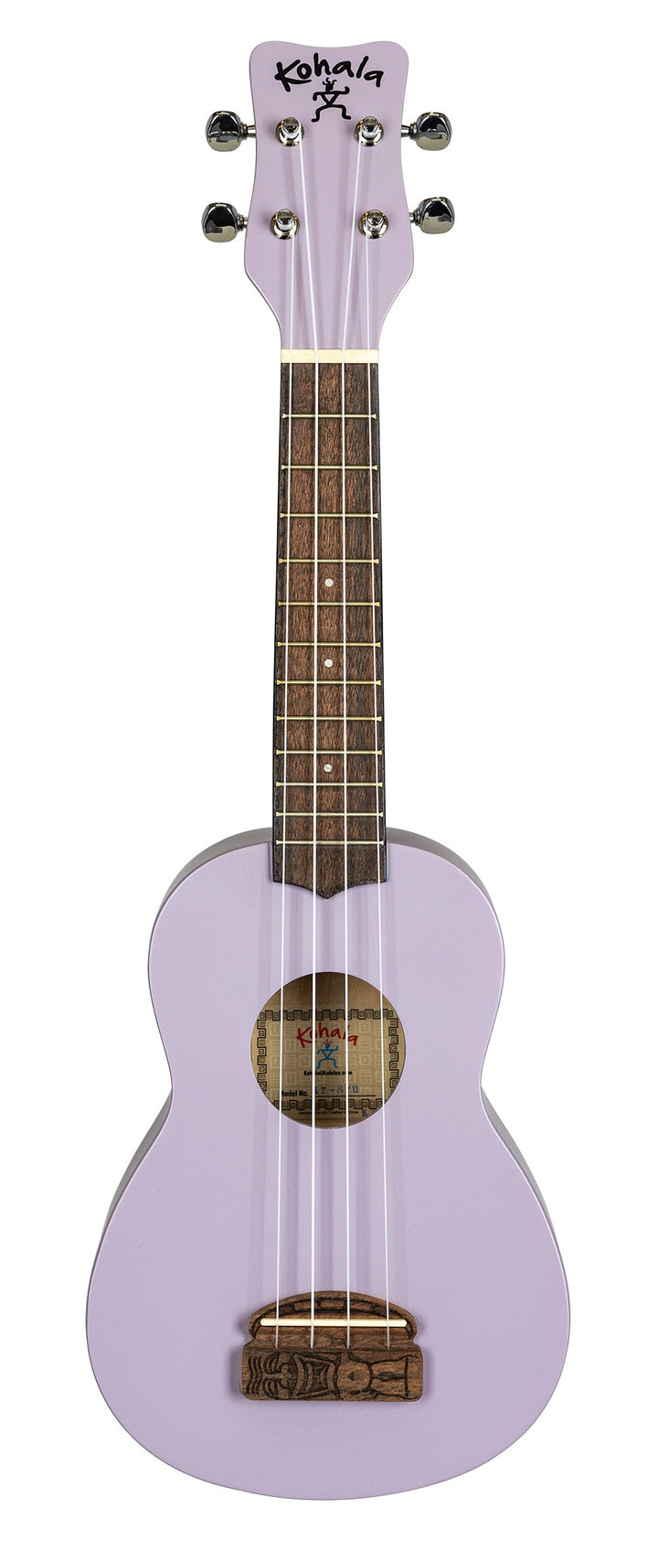 Kohala KT-SPU 'Tiki Series' Soprano Ukulele - Purple
