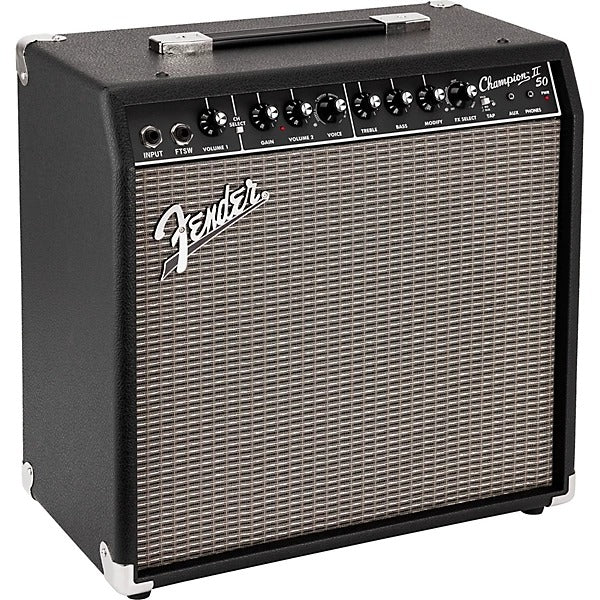 Fender Champion II 50 Combo Guitar Amplifier - Black