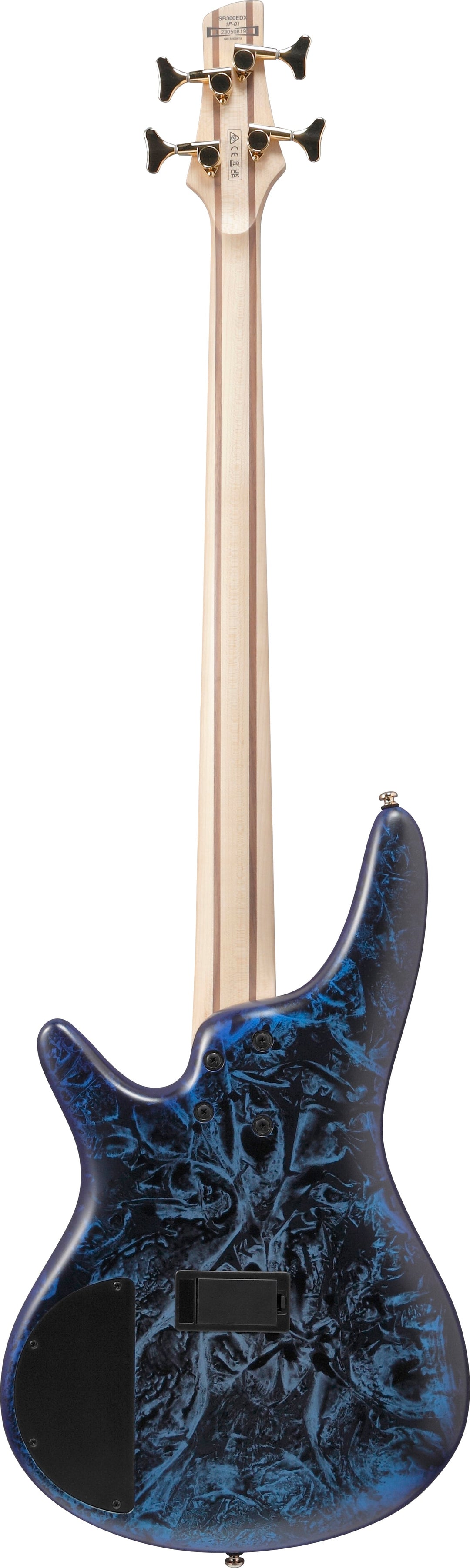 Ibanez SR300EDXCZM Standard Bass Guitar - Cosmic Blue Frozen Matte 6