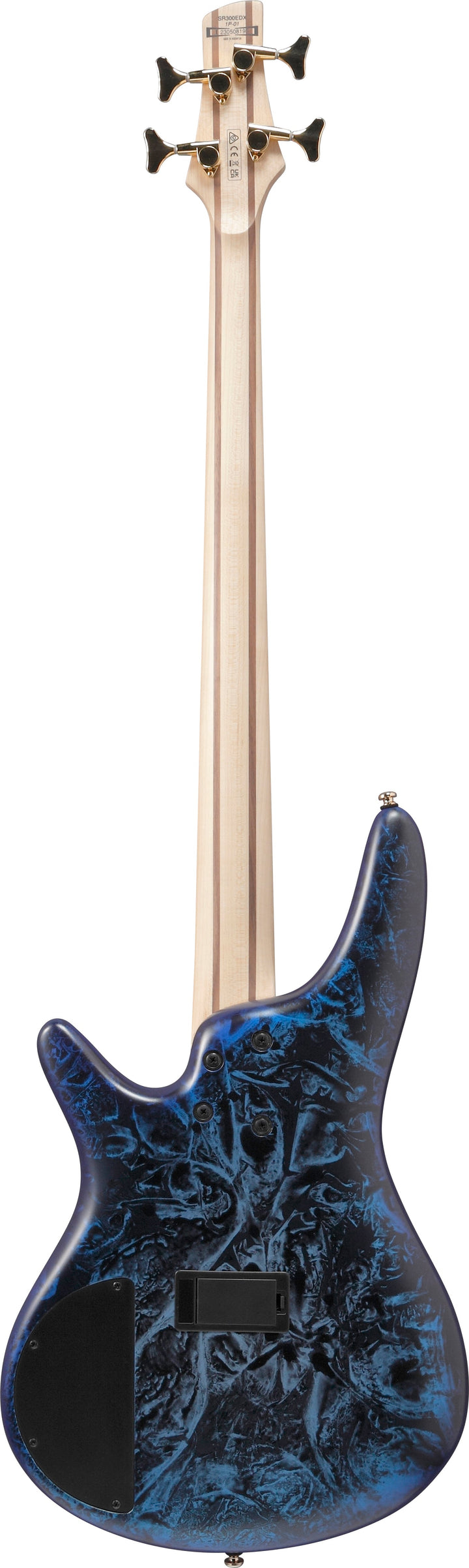 Ibanez SR300EDXCZM Standard Bass Guitar - Cosmic Blue Frozen Matte 6