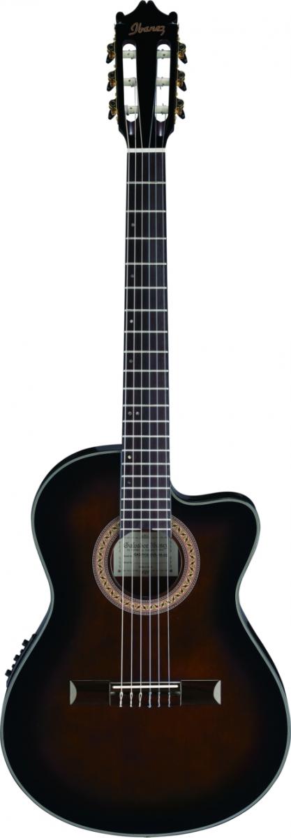 Ibanez GA35TCEDVS Classical Thinline Acoustic-Electric Guitar (Dark Violin Sunburst)