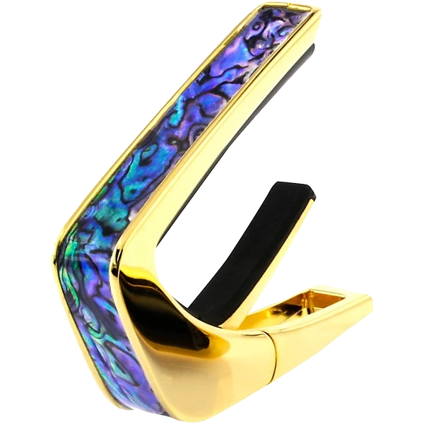 Thalia Capo - 24K Gold Finish with Blue Abalone Inlay