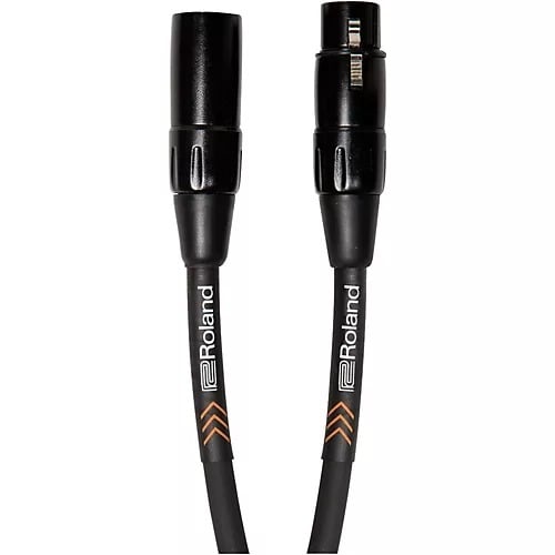 Roland RMC-B10 Black Series XLR Male to XLR Female - 10 Foot Microphone Cable