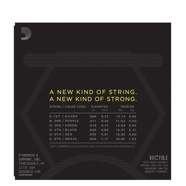 D'Addario NYXL Electric Super Light Top Regular Bottom 09-46 3