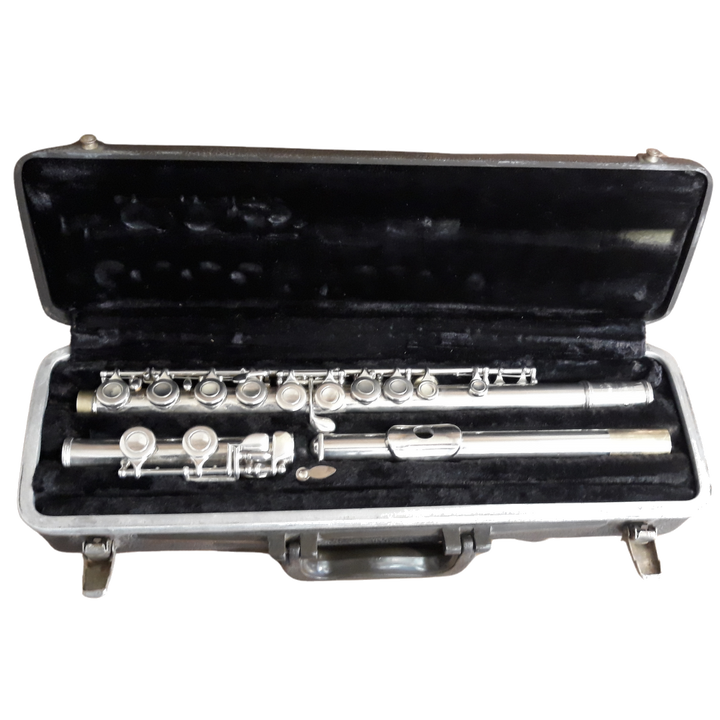 "AS-IS" Selmer Bundy "Repairman's Special" Nickel Plated C-Flute - With Case