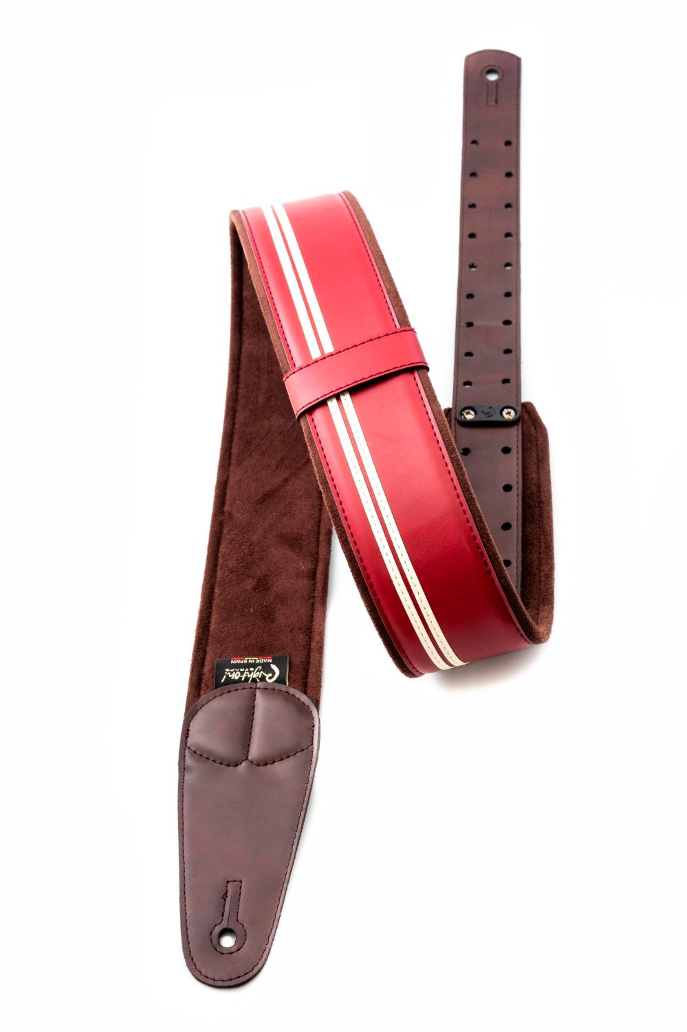 RightOn! Mojo Vegan Guitar Strap - Race Red