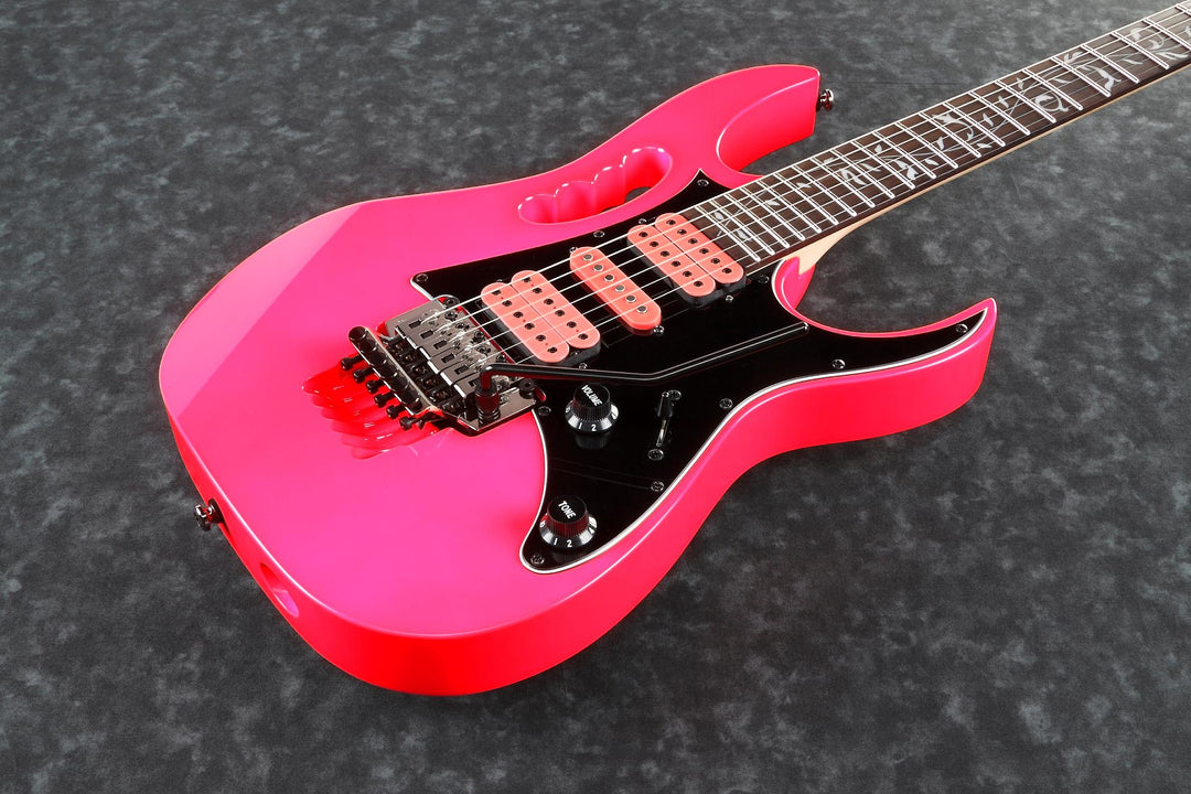 Ibanez JEMJRSPPK Steve Vai Signature Electric Guitar (Pink)