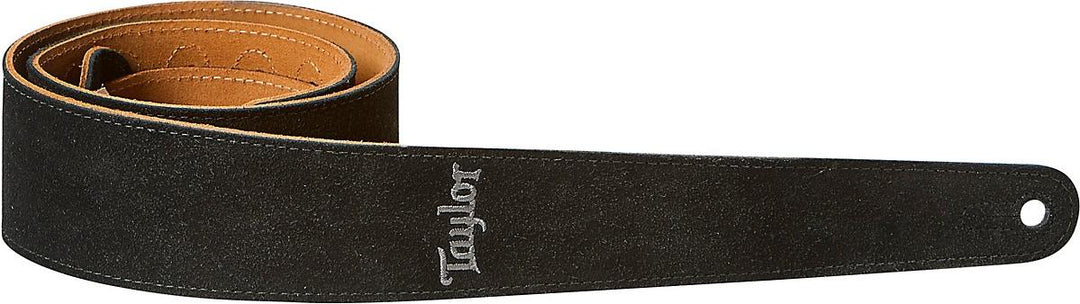 Taylor 4401-25 2.5" Embroidered Suede Black Strap