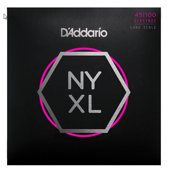 D'Addario NYXL45100 Regular Light Bass Strings (45-100)