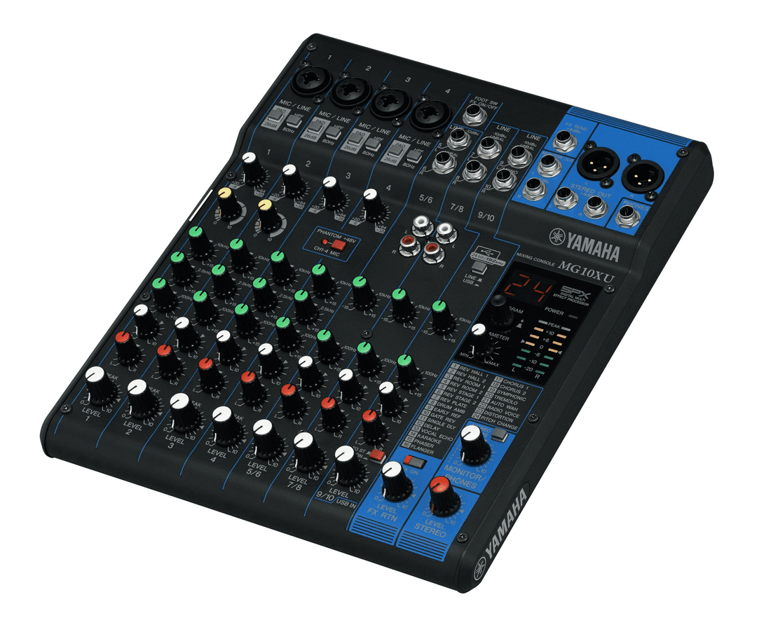 Yamaha MG10XU 10 Channel Mixer with Effects and USB 2