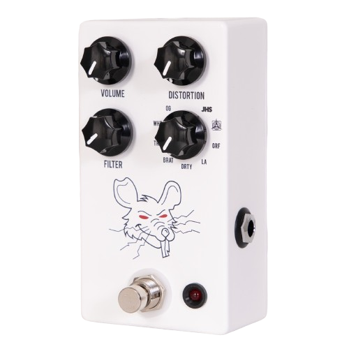 JHS PackRat Distortion Pedal - White 3