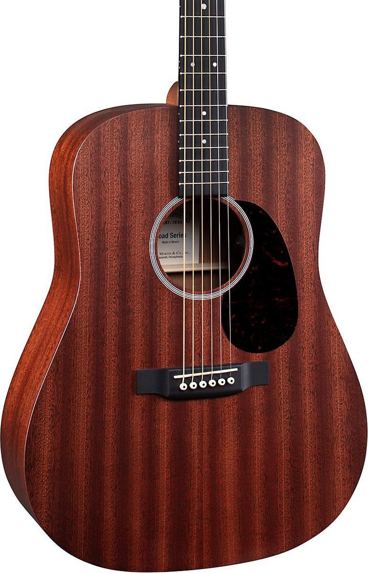 Martin D-10E-01 Acoustic Electric Guitar - Natural Sapele