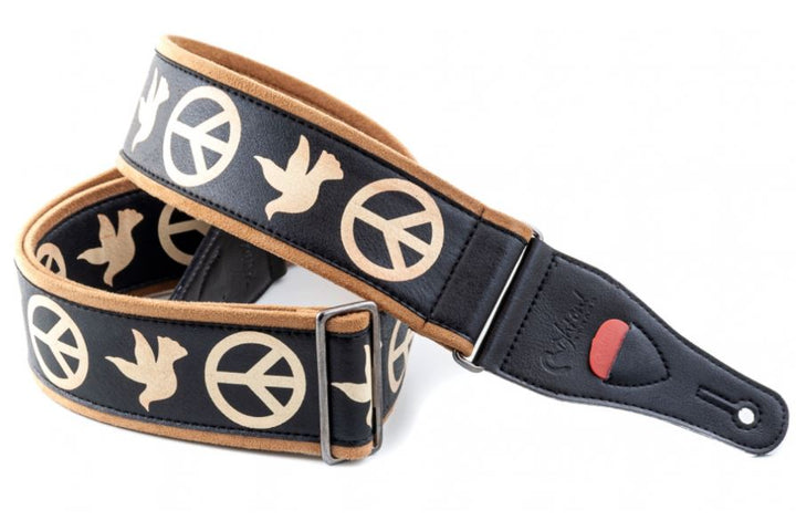 RightOn! Legend Peace & Doves Strap in Black