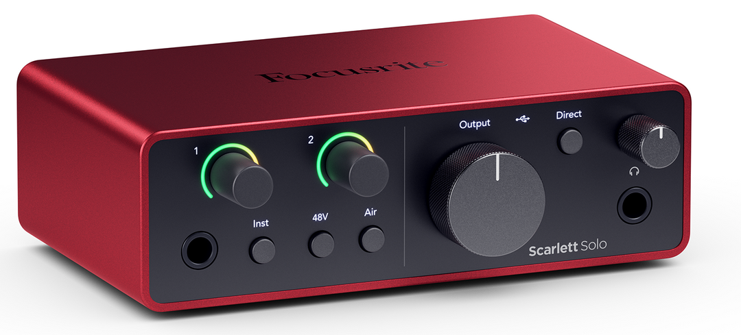 Focusrite Scarlett Solo 4th Gen USB Audio Interface