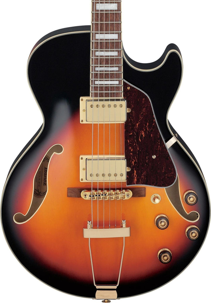 Ibanez AG75GBS Hollowbody Electric Guitar (Brown Sunburst) - No Case