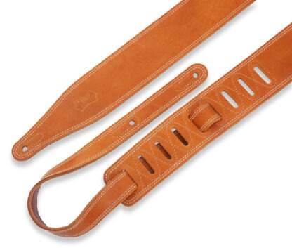 Levy M17BDS-TAN 2.5" Wide Garment Leather Strap - Tan