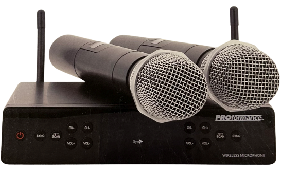 PROformance PDW-700HH Dual Handheld Digital Wireless System with Case