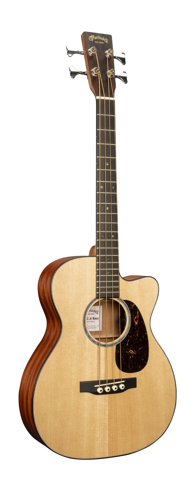 Martin 000C Jr-E Acoustic Electric Bass Guitar - Natural 6