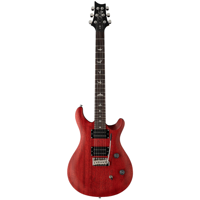 PRS SE CE 24 Standard Satin Electric Guitar - Vintage Cherry Satin 2