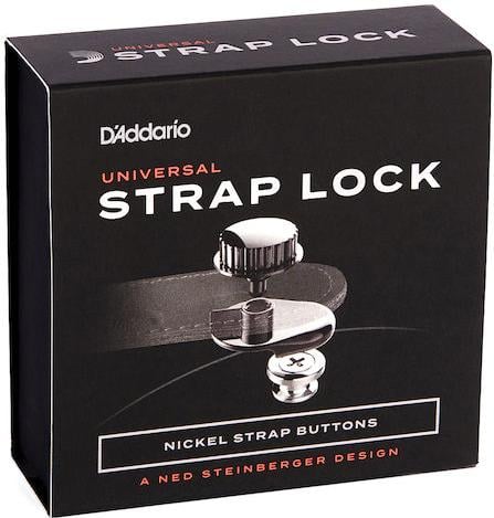 D'Addario PW-SLS-02 Universal Strap Lock System - Nickel 2