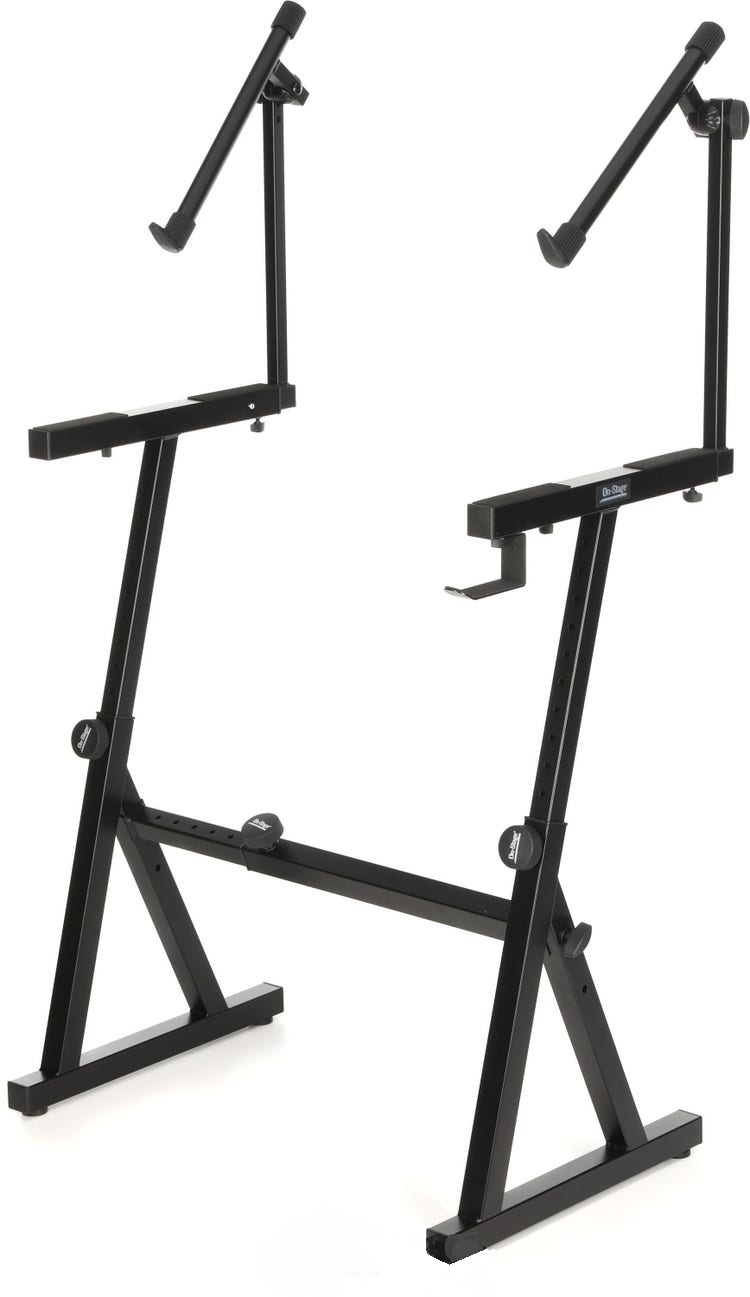 On-Stage KS1365 Z Keyboard Stand - With Second Tier 3