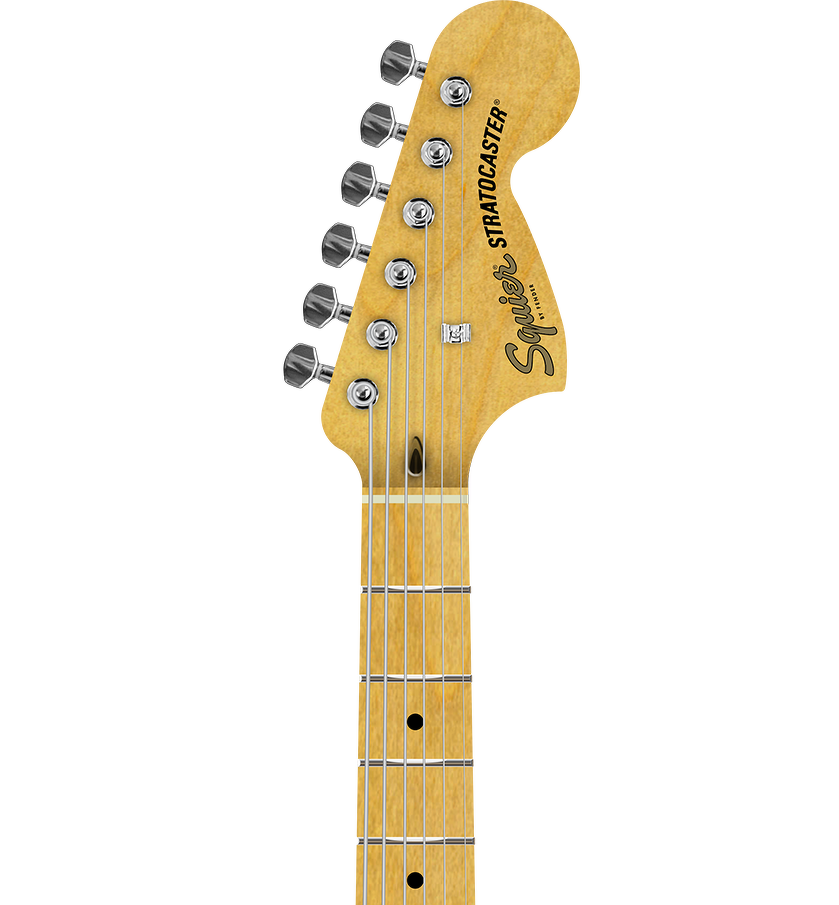 Squier 'Limited Edition' Stratocaster HSS Electric Guitar - Graffiti Yellow