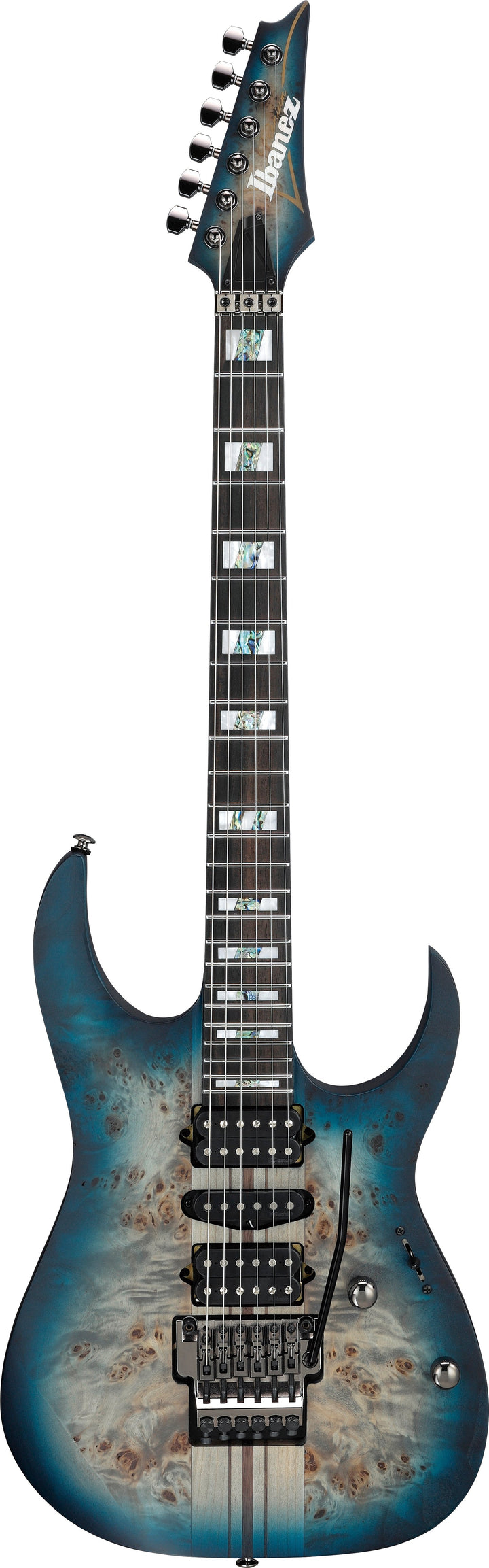 Ibanez RGT1270PBCTF Premium Electric Guitar - Cosmic Blue Starburst Flat 9