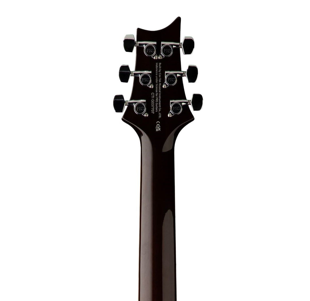 PRS SE Custom 24 Semi-Hollow Piezo Electric Guitar - Orange Tiger Smokeburst 2