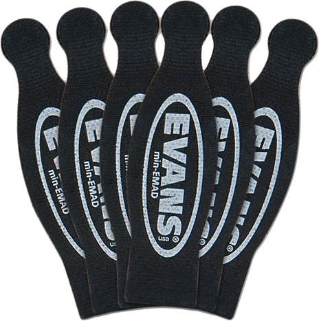 Evans MINEMAD Damping Pads (6 Pack)