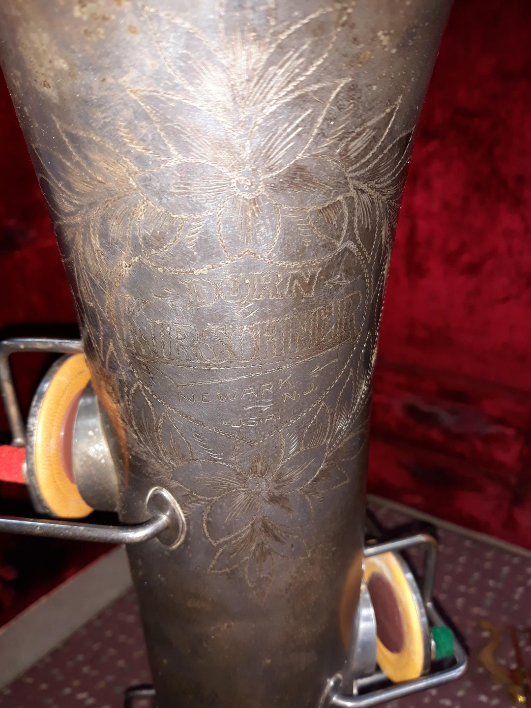 Used Dorn & Kirschner Bb Nickle-Plate Tenor Saxophone - With Original Case