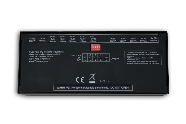 Truetone CS12 Multi Voltage Power Supply