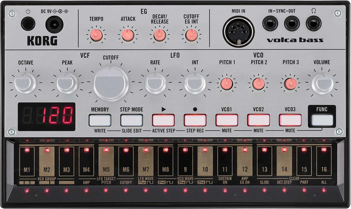 Korg Volca Bass Analog Bass Synth Module and Sequencer