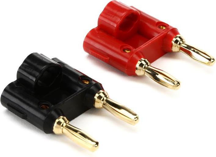 Hosa BNA100 Banana Plug Pack (2 Plugs Red/Black)