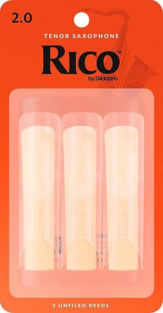 Rico RKA0320 #2.0 Tenor Saxophone Reeds (3-Pack)