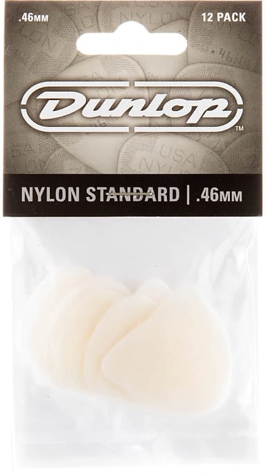 Dunlop Standard Nylon Pick Pack (Cream .46)