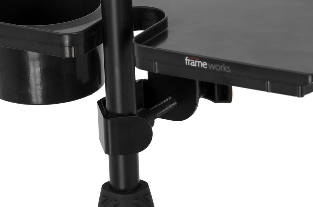 Gator Mic Stand Accessory Tray with Drink Holder 3