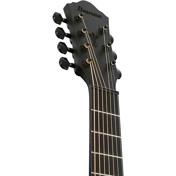 Ibanez AEG721 7-String Acoustic Electric Guitar - Black Out