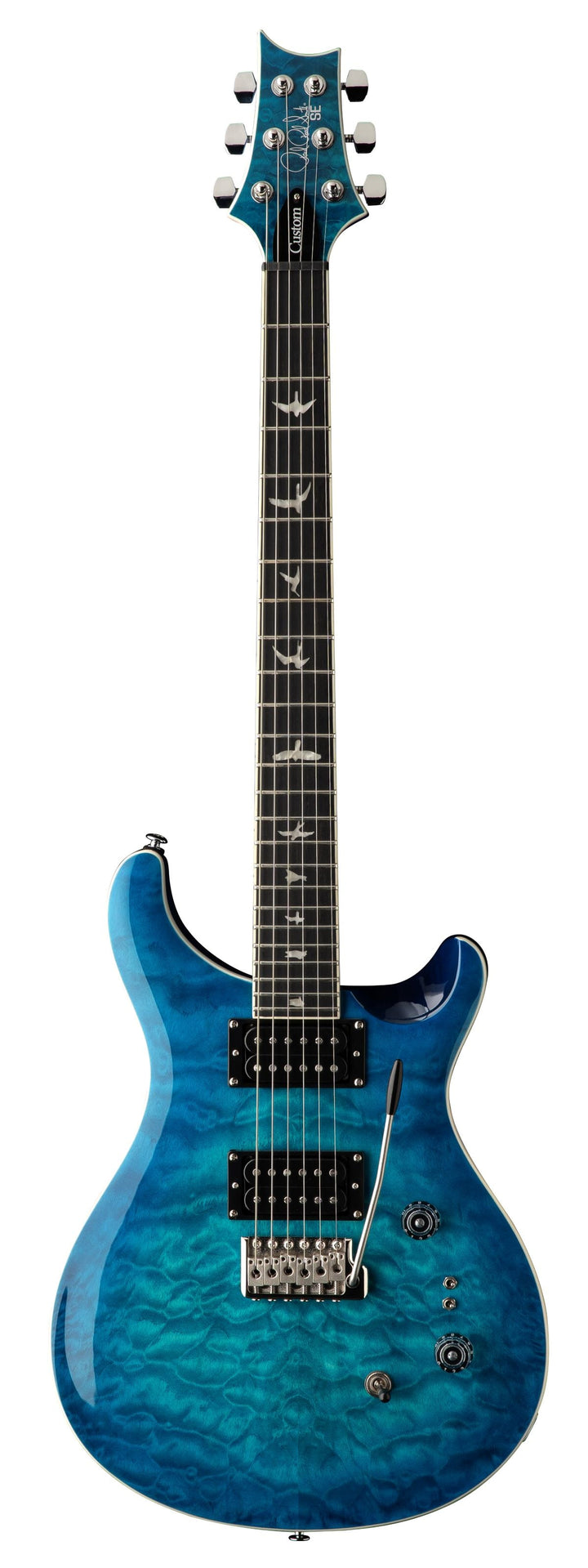 PRS SE Custom 24-08 Quilt Top Electric Guitar - Lake Blue