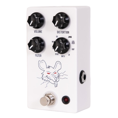 JHS PackRat Distortion Pedal - White