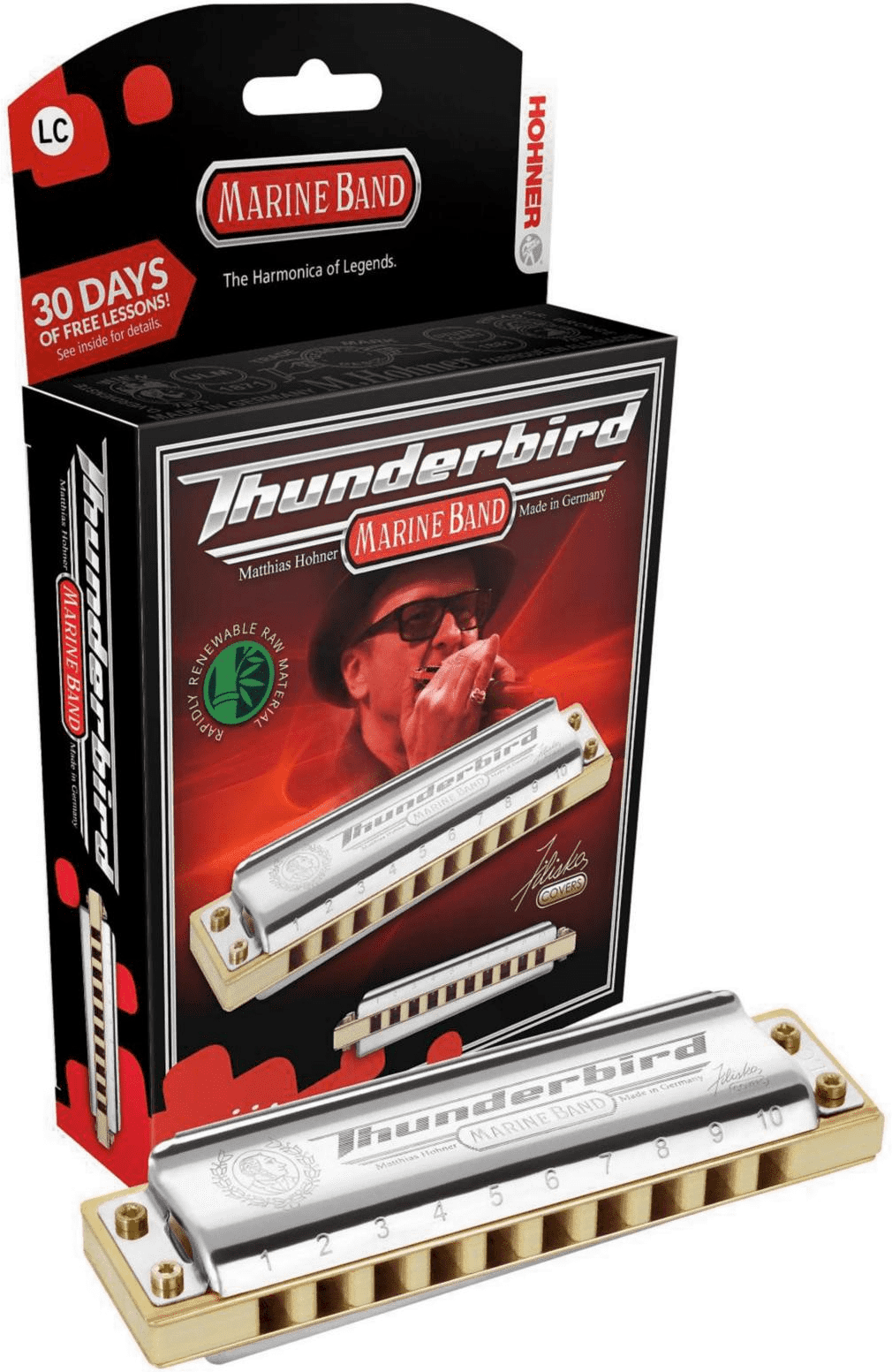 Hohner M2011BXLA Thunderbird Harmonica (A)
