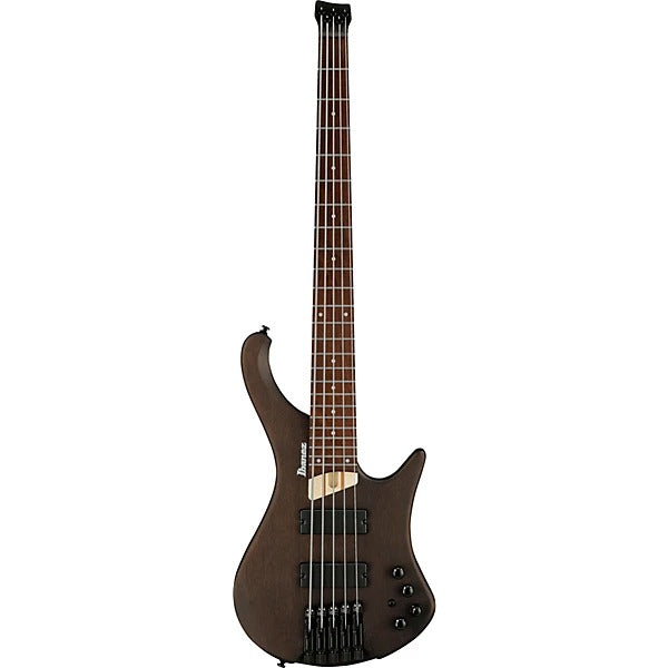 Ibanez EHB605 Ergonomic 5 String Headless Bass Guitar - Walnut Flat
